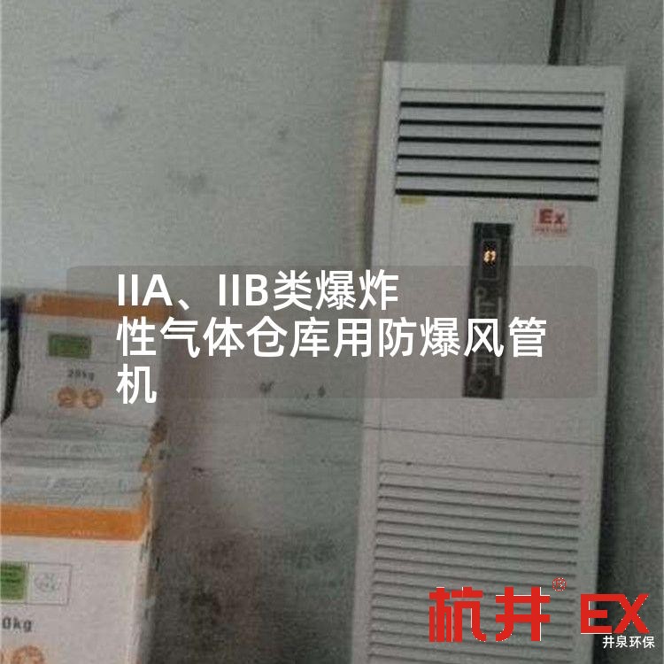 IIA、IIB類爆炸性氣體倉(cāng)庫(kù)用防爆風(fēng)管機(jī)