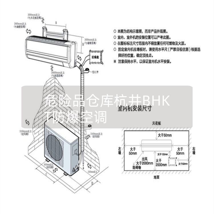 危險(xiǎn)品倉(cāng)庫(kù)杭井BHKT防爆空調(diào)